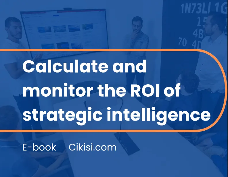 Calculate and monitor strategic intelligence ROI