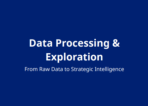 Data processing & exploration