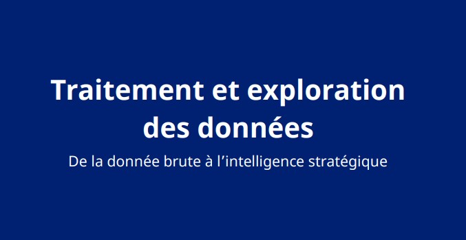 Traitement et exploration des données