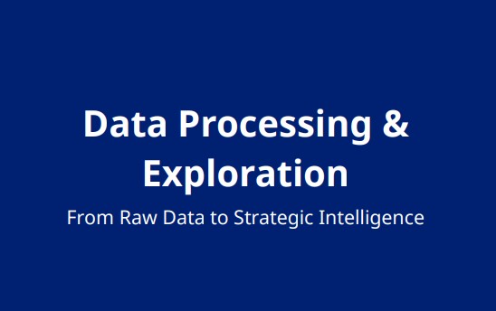 Data Processing & Exploration