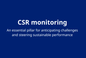 CSR monitoring & sustainable performance