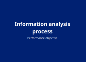 Information analysis process